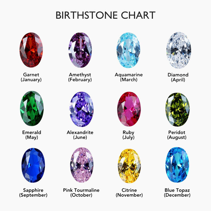 Marquise Family Birthstone gyűrű