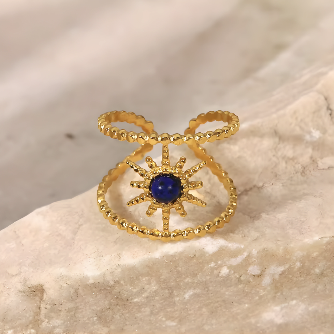 Intuíció gyűrű – Lápisz lazuli