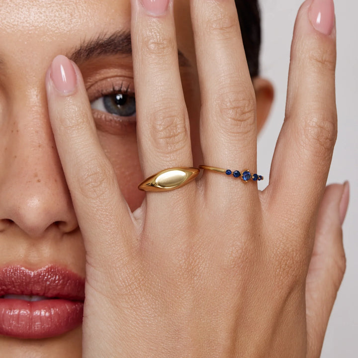 Belle Stacking Birthstone gyűrű