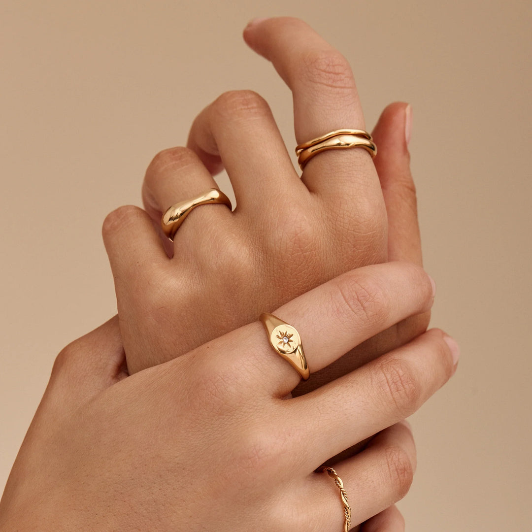 Faragott Wave Statement Ring