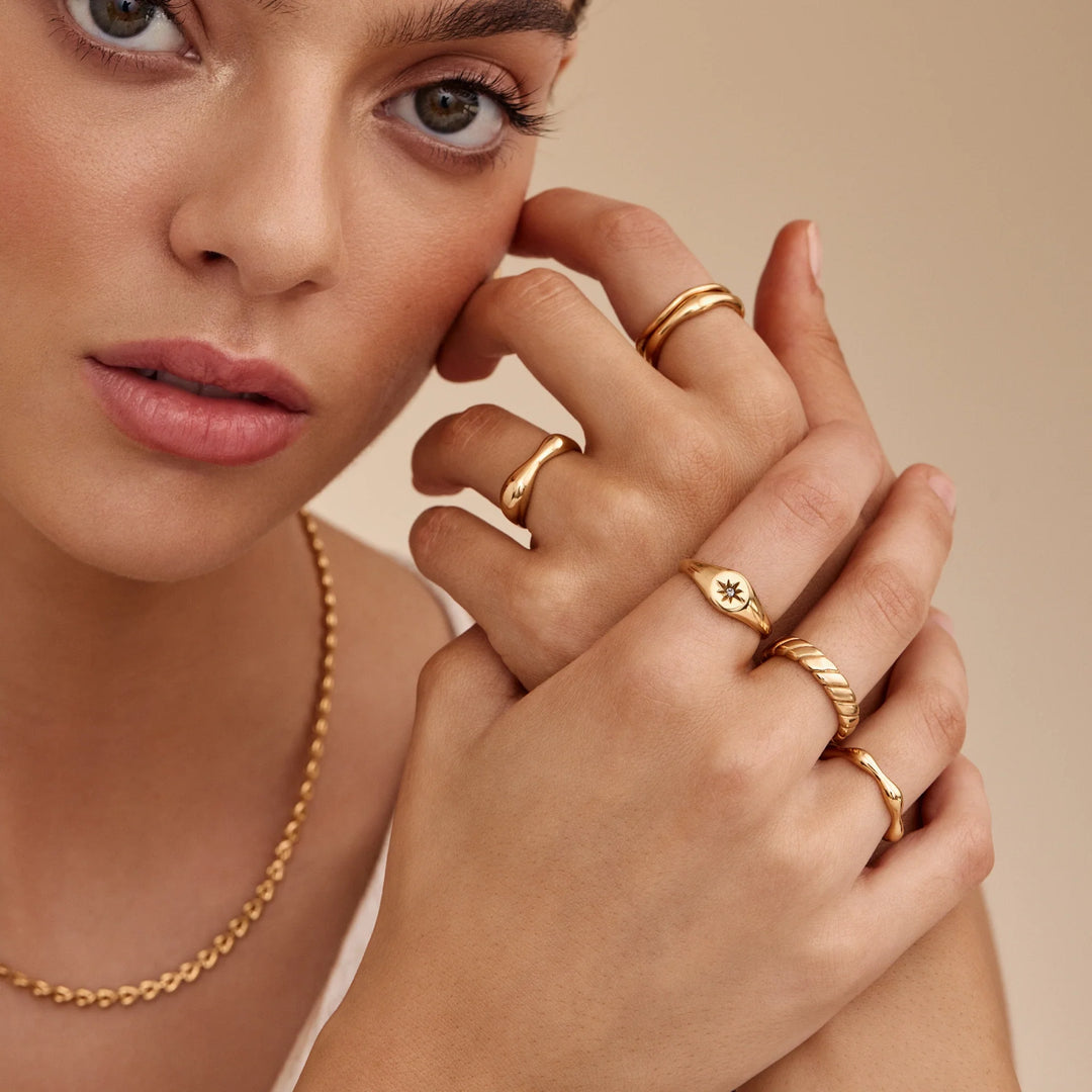 Faragott Wave Statement Ring