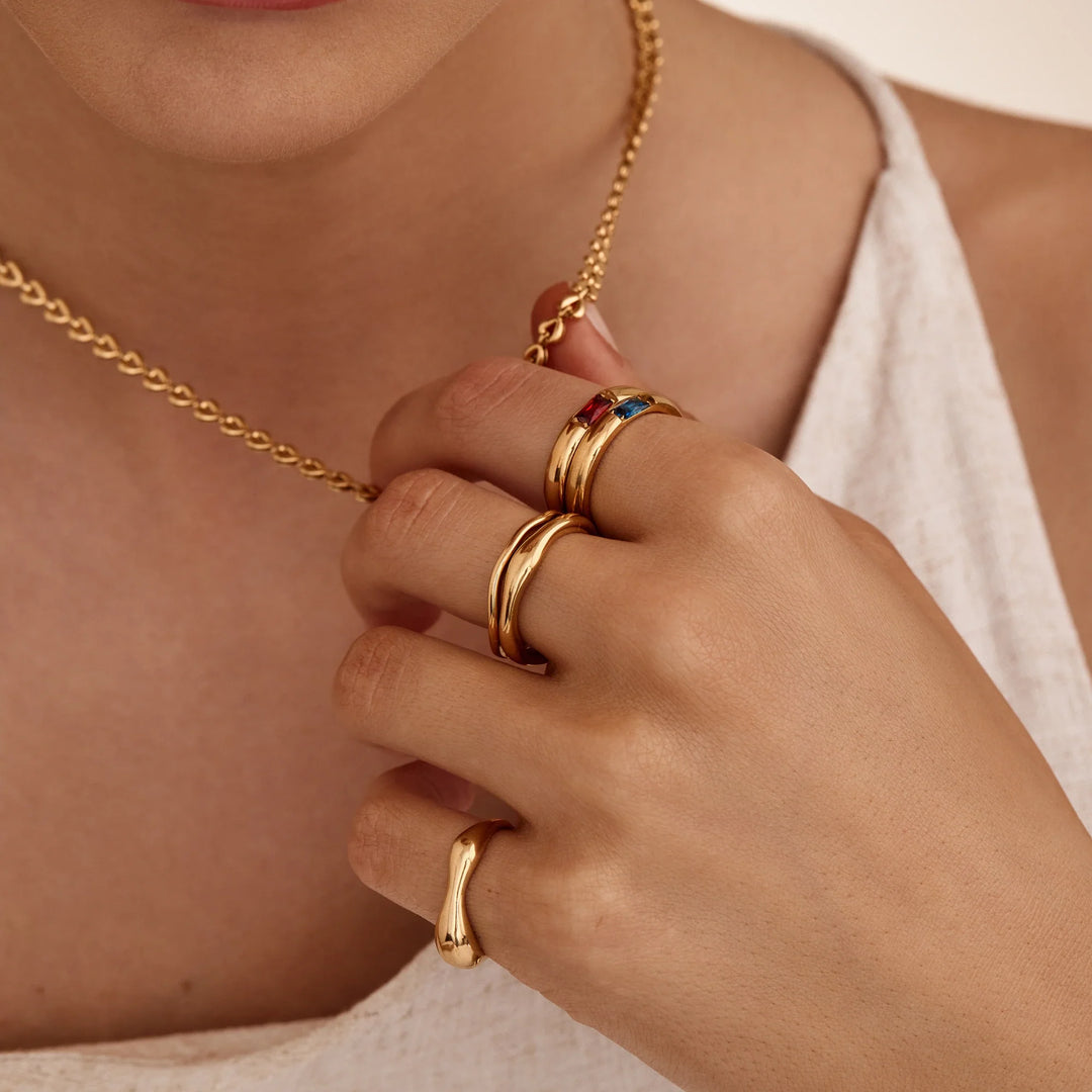 Faragott Wave Statement Ring