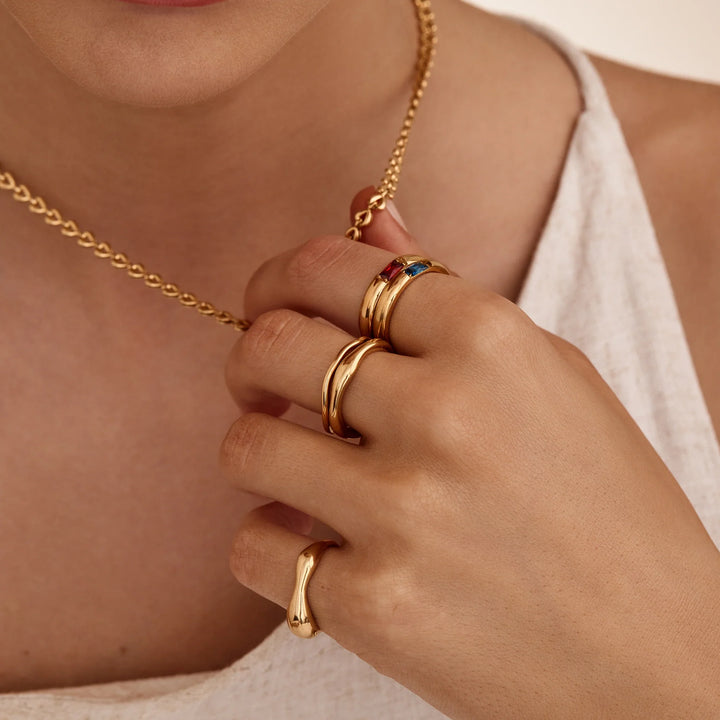 Faragott Wave Statement Ring