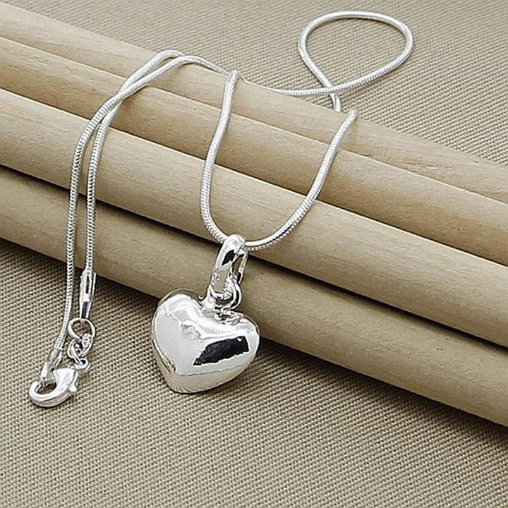 Ezüst szív nyaklánc