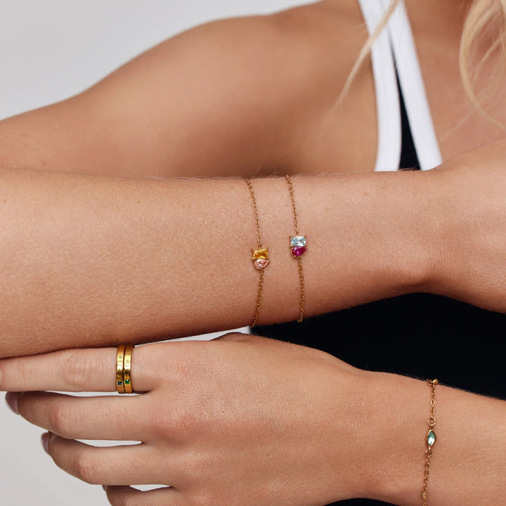 Forever Duo Birthstone karkötő
