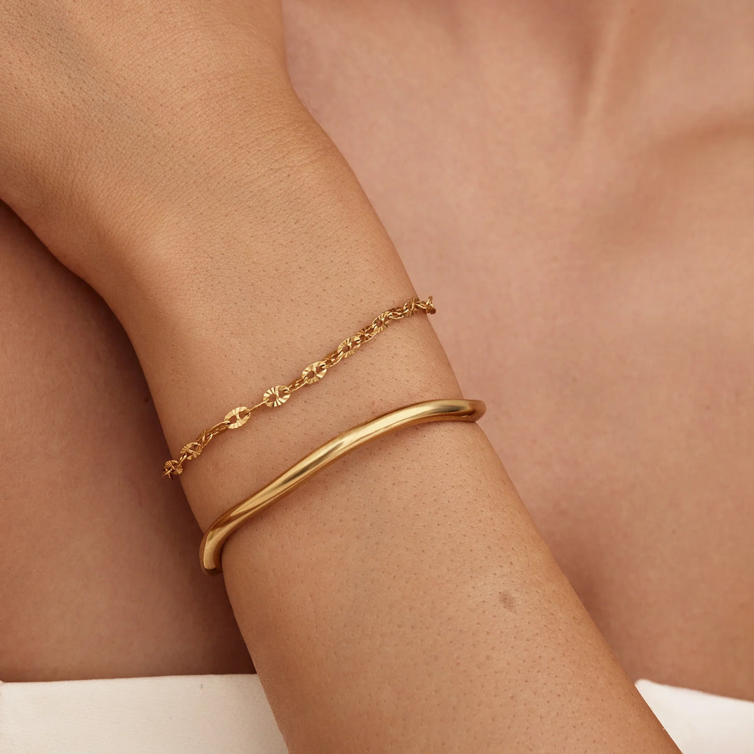 Faragott Wave Cuff karkötő