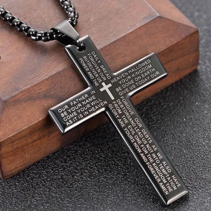 Modern uniszex kereszt nyaklánc