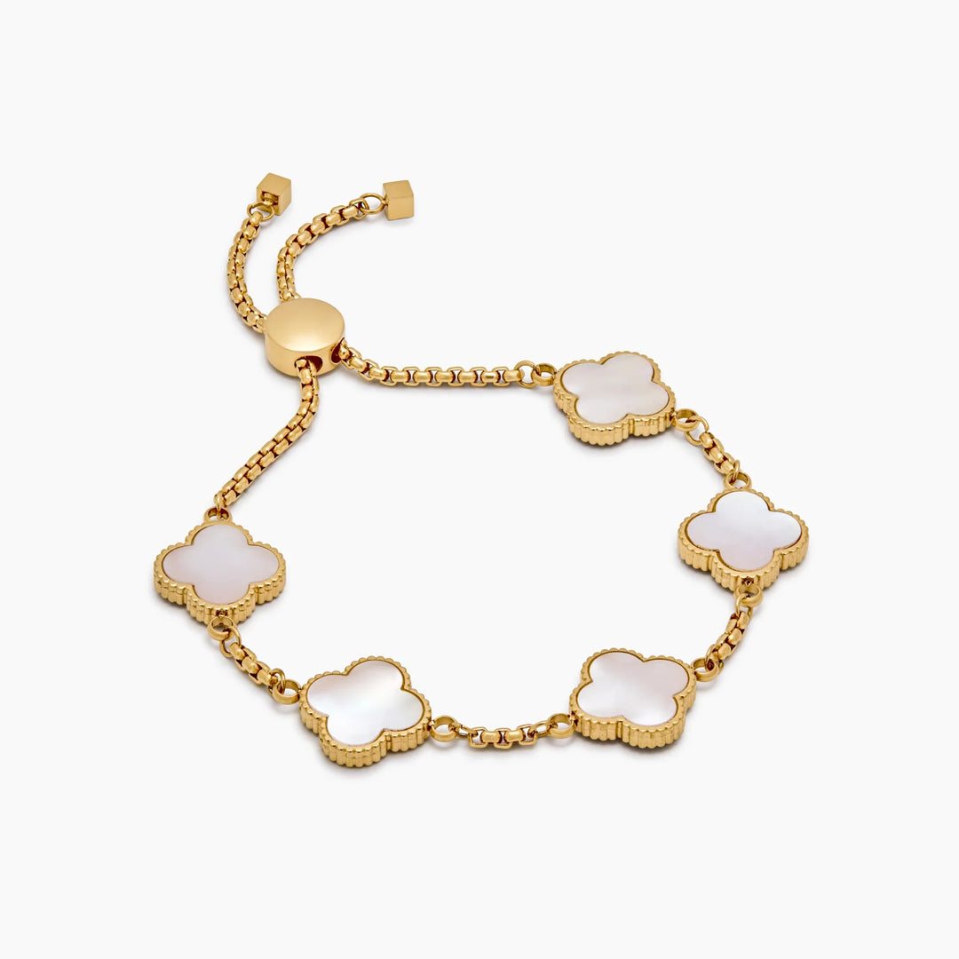 Mother Of Pearl Clover karkötő
