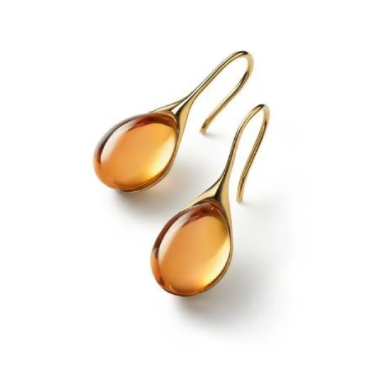 Fülbevaló berakott opállal