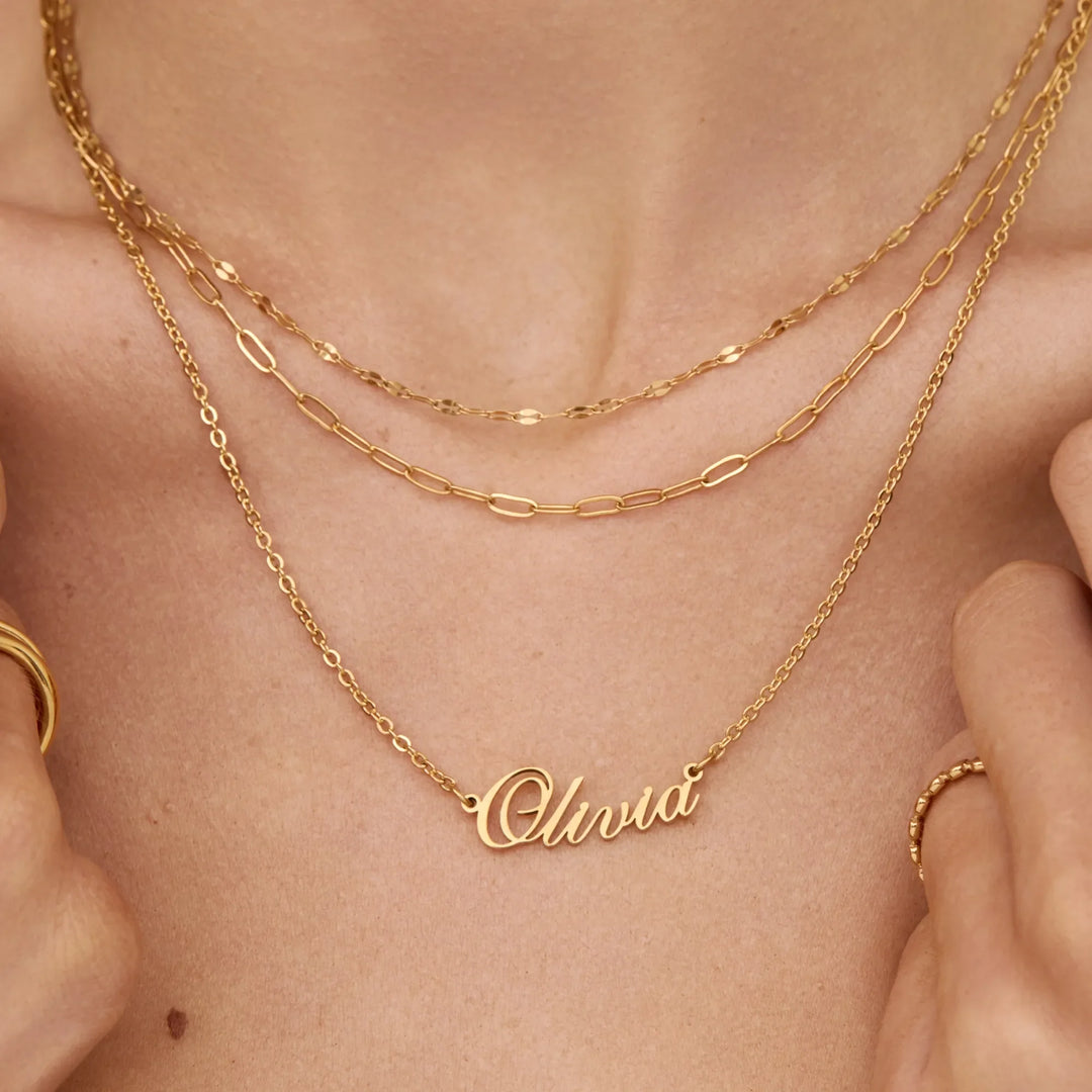 Olivia Signature Name Nyaklánc