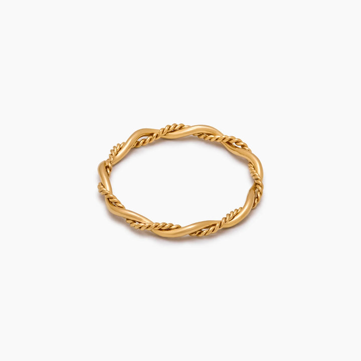 Dainty Double Twist gyűrű