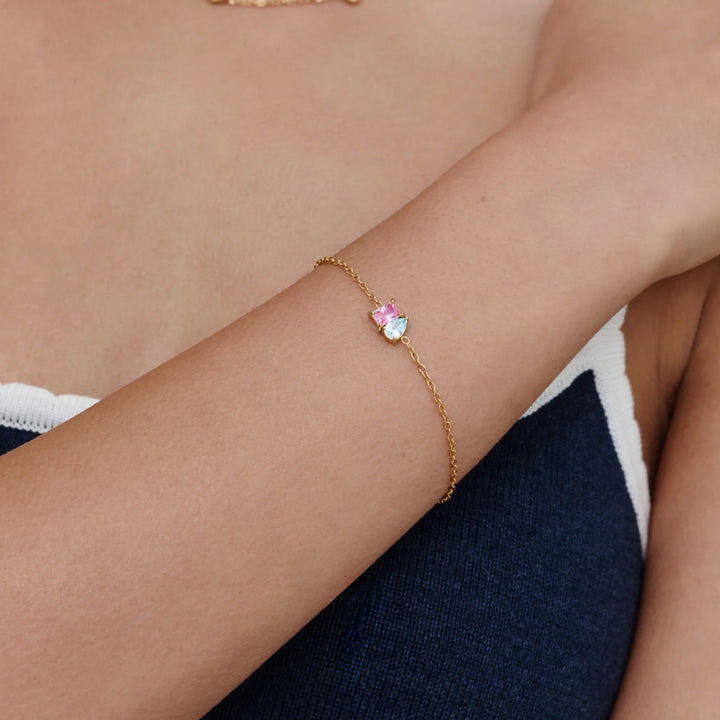 Forever Duo Birthstone karkötő