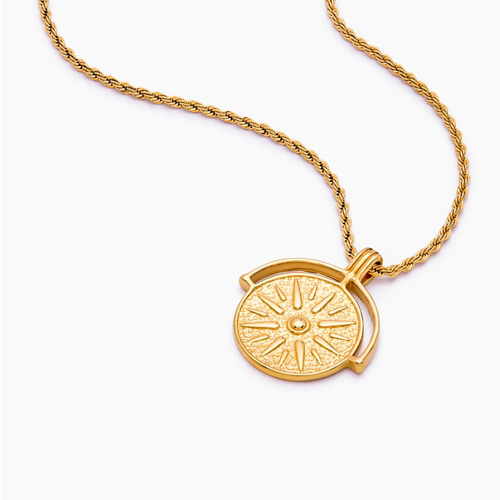 Iránytű Medallion nyaklánc