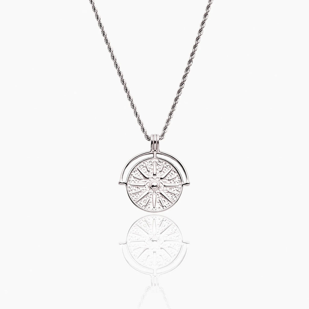 Iránytű Medallion nyaklánc