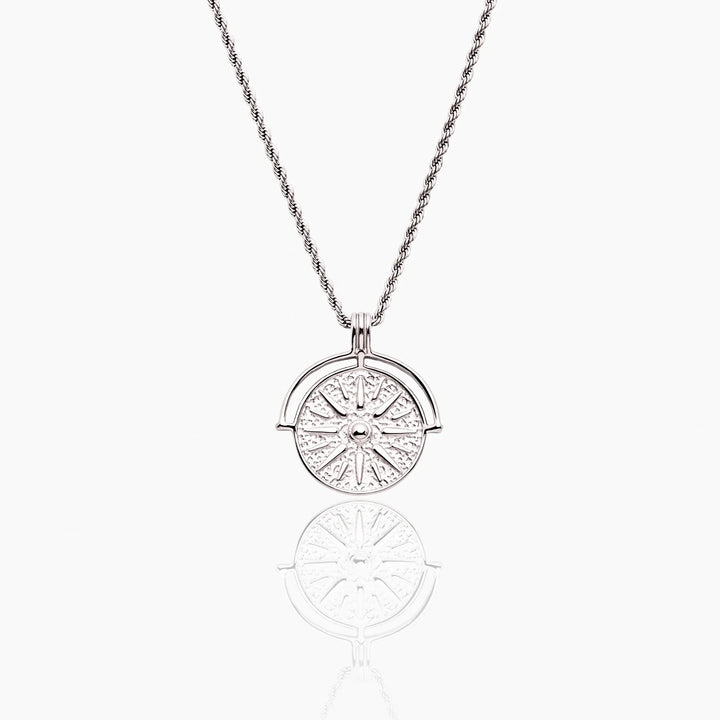 Iránytű Medallion nyaklánc