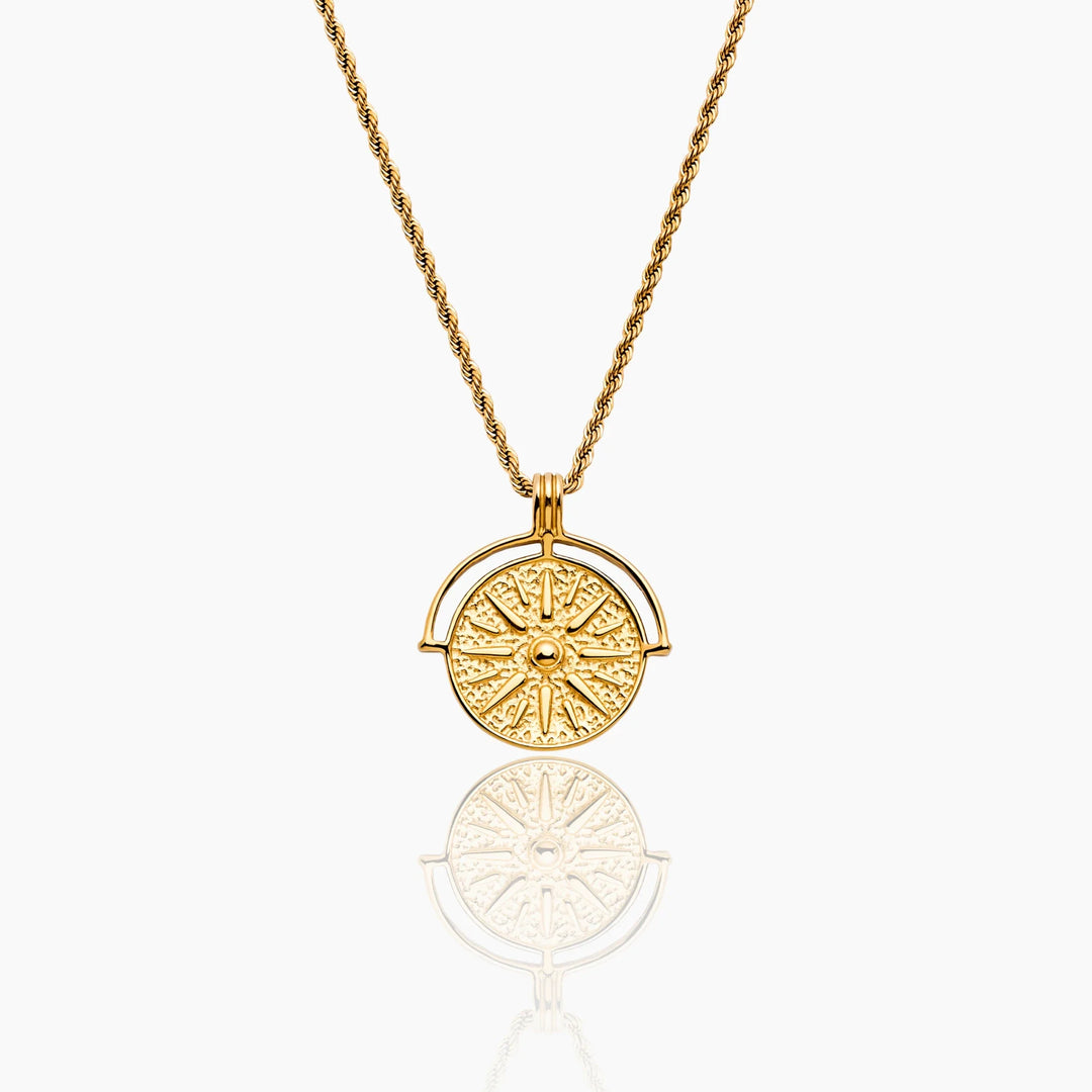 Iránytű Medallion nyaklánc