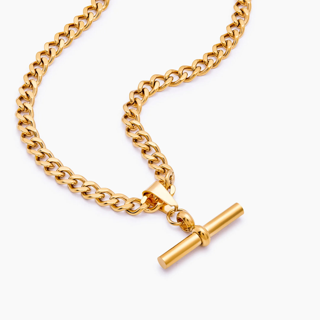 Curb Chain Fob nyaklánc