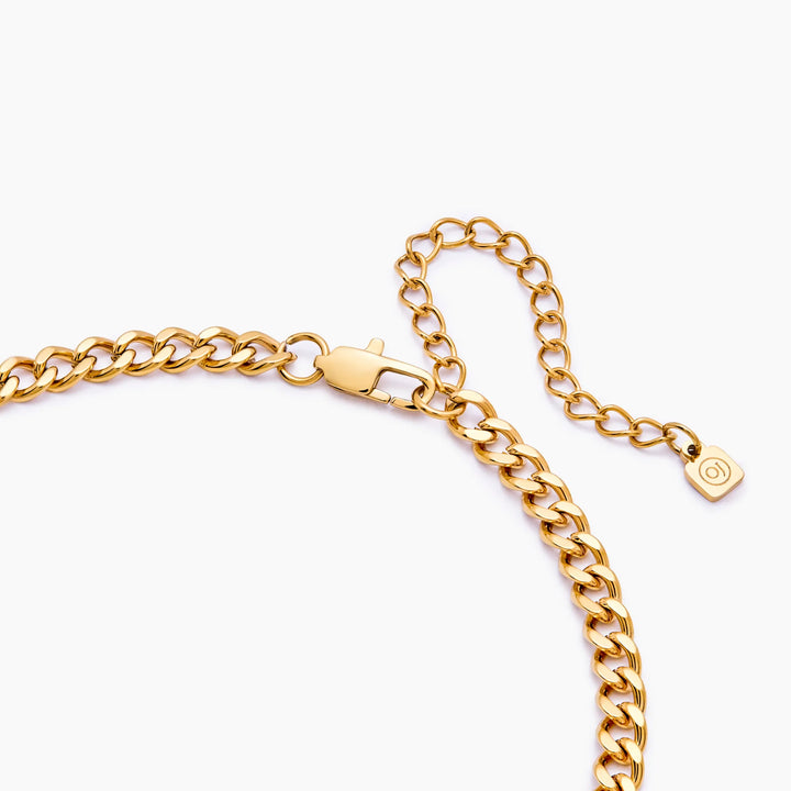 Curb Chain Fob nyaklánc