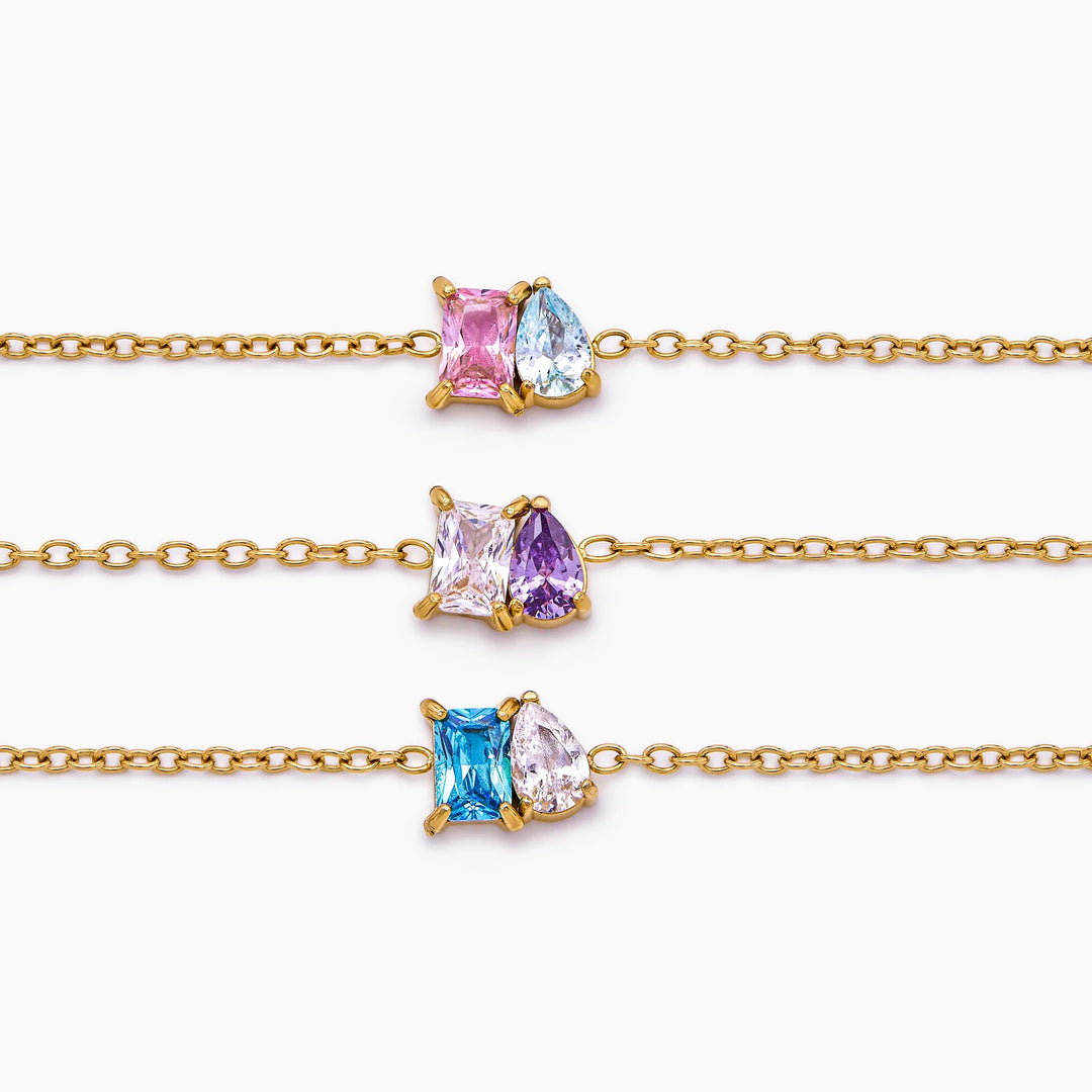 Forever Duo Birthstone karkötő