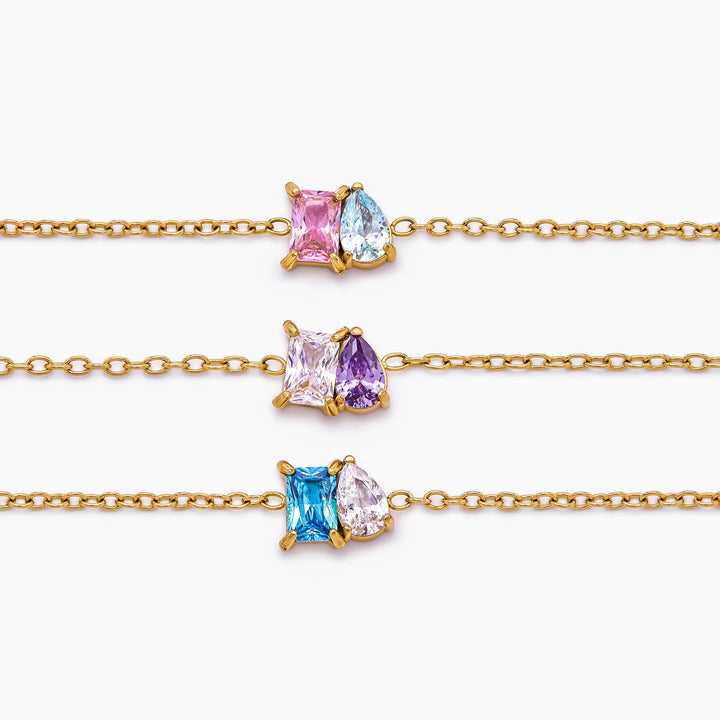 Forever Duo Birthstone karkötő