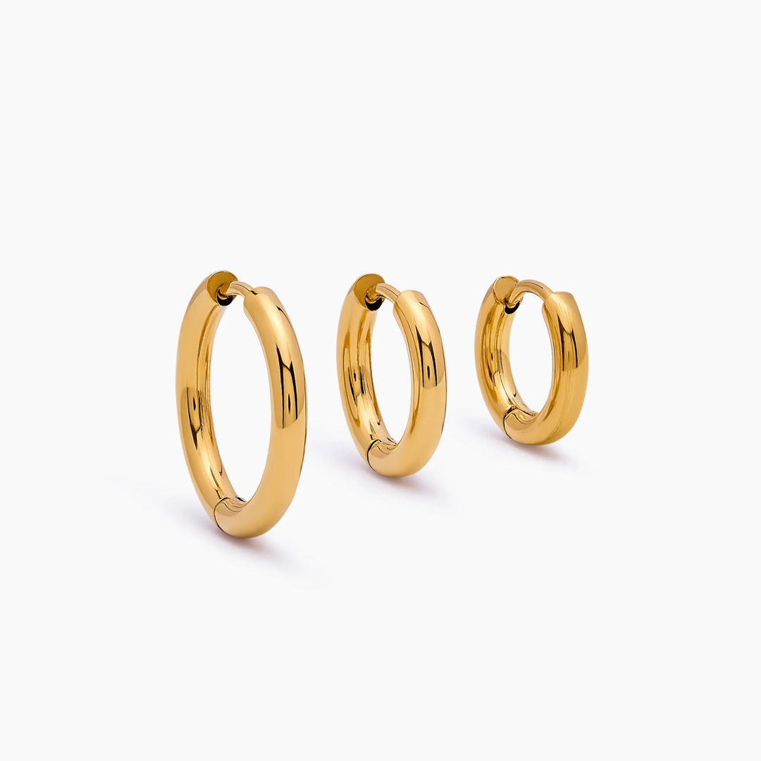 Essential Gold Hoop készlet