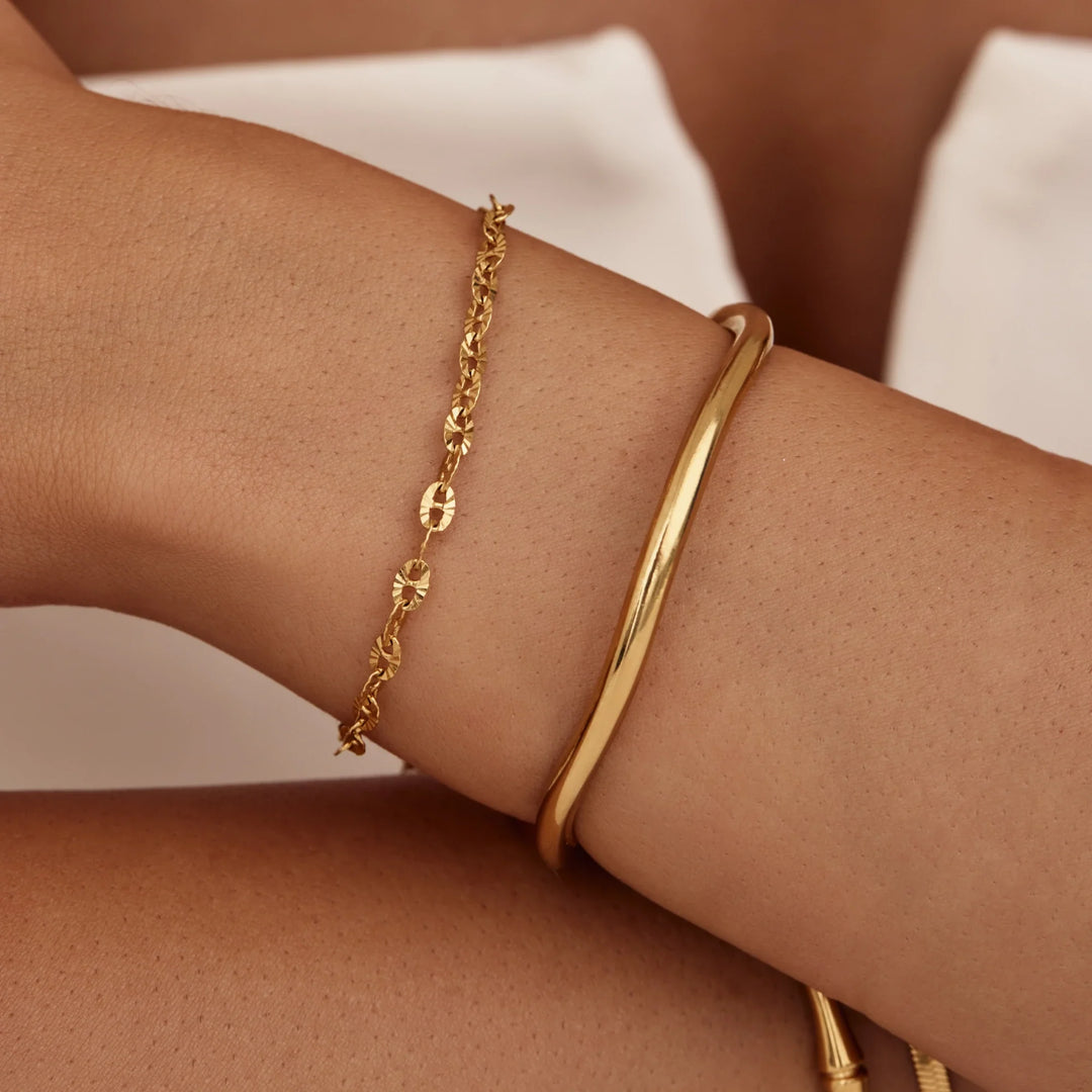 Faragott Wave Cuff karkötő